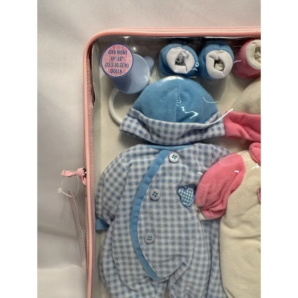 Vintage Lil Precious Deluxe Doll‎ Fashion Clothes Pink Blue Shoe Hat 10
